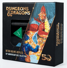 FanRoll Dice: Dungeons & Dragons 50th Anniversary Retro Vintage Holmes Replica Set 10961